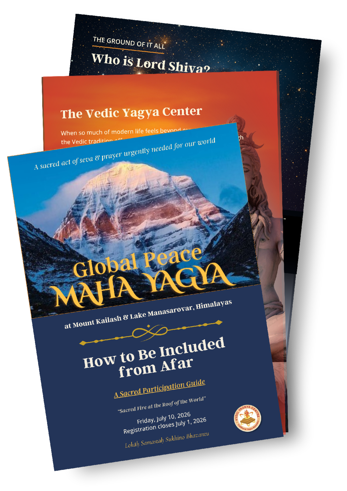 How to Be Included from Afar — Sacred Participation Guide booklet cover